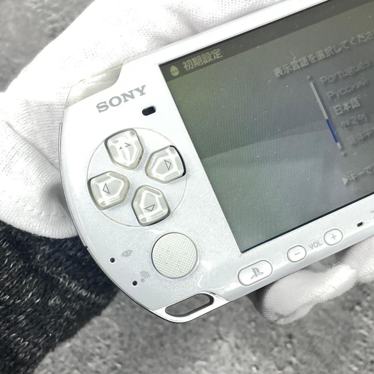 【美品】PSP3000 パールホワイト PSP-3000PW｜PSP「プレイステーション・ポータブル」 パール
