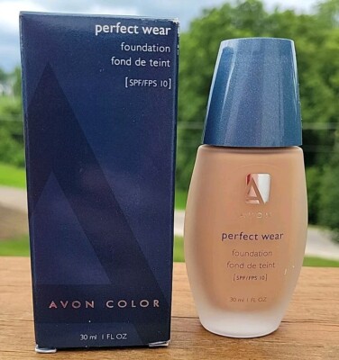 Avon Perfect Wear ExtraLasting Liquid Foundation WARMEST BEIGE 1 oz NOS Flawless
