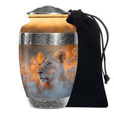 Lion Urn For Ashes For Women Large Urns For Human Ashes Adult 10 Inch