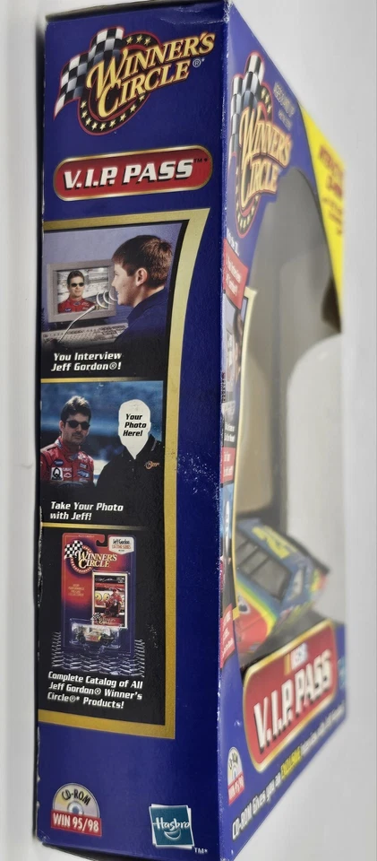 Hasbro Winner Circle Jeff Gordon Interactive CD Rom Nascar VIP Pass 1/43 Diecast - Image 4 of 4