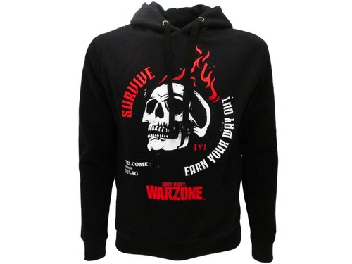 Sudadera Call of Duty Warzone Original Wz Gulag Oficial Capucha Bolsillo  Negra | eBay