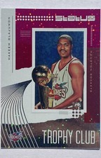 Hakeem Olajuwon 2019 Panini Status Trophy Club Red #17