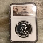 1957 Silver Proof Franklin Half Dollar PF67