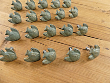 20 Fish Drawer Pulls Knobs Cast Iron Cabinet ...
