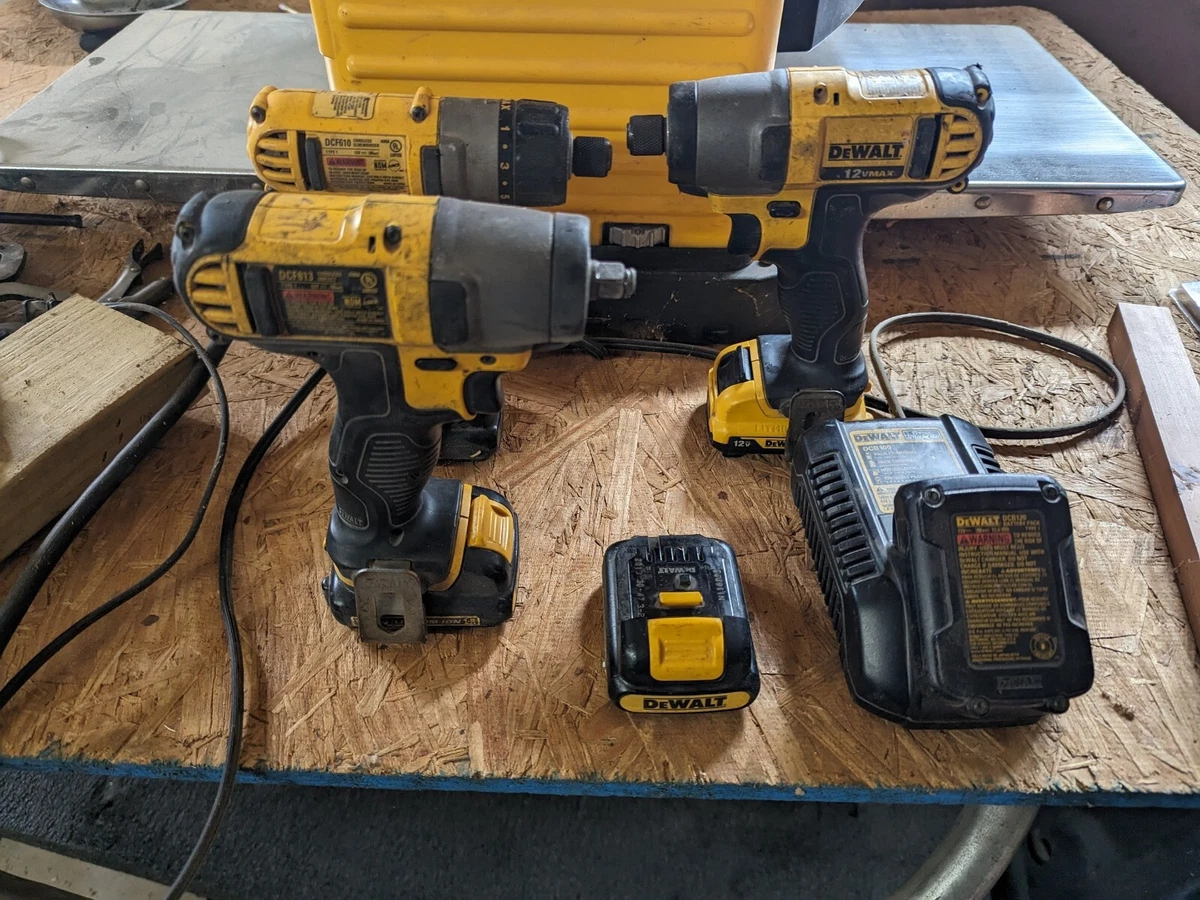 Dewalt DCF610 DCF815 DCF813 Impact And Screwdriver Set eBay