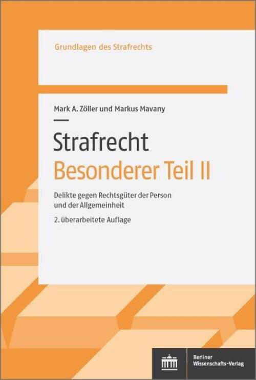 Thumbnail - Strafrecht. Besonderer Teil Ii | Delikte Gegen Rechtsgüter Der Person