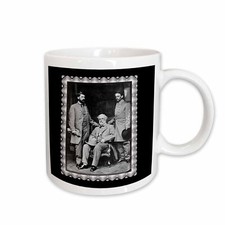 3dRose Generals Robert E Lee, Curtis Lee and Colonel Walter Taylor by Mathew Bra