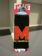 University Maryland Freaker Bottle Can Insulator Knit Koozie Beverage USA SU 119