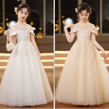 Elegant Dresses for Lace Princess Dress Even Dress Baby Girl's Clothes 3-12yrs