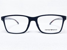 NEW Emporio Armani EA3114 5042 Mens Matte Black Modern Eyeglasses Frames 53/17
