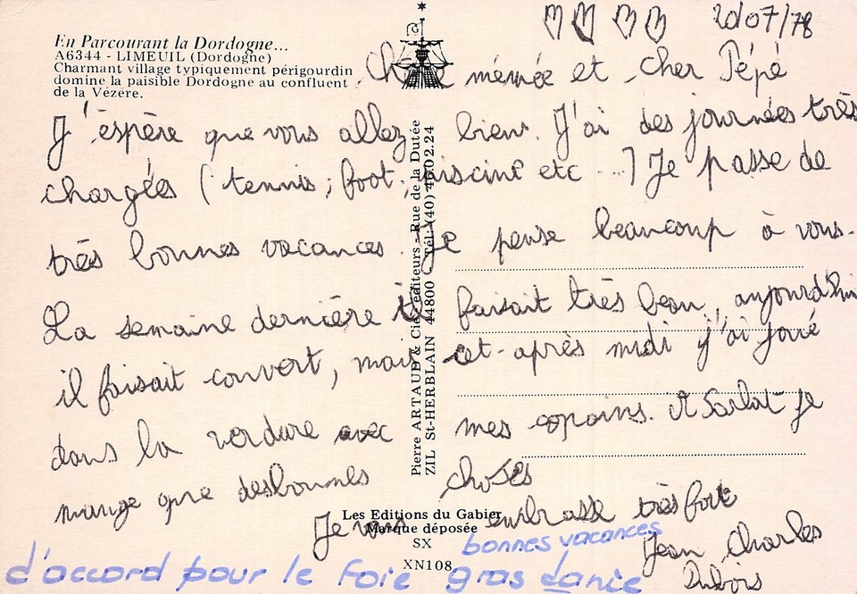 24 LIMEUIL CONFLUENT DE LA DORDOGNE ET DE LA VEZERE eBay