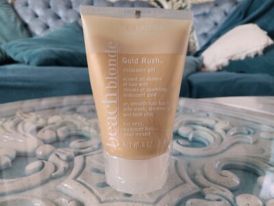 John Frieda Discontinued, Beach Blonde Gold Rush Shimmer Gel 4oz Tube vintage
