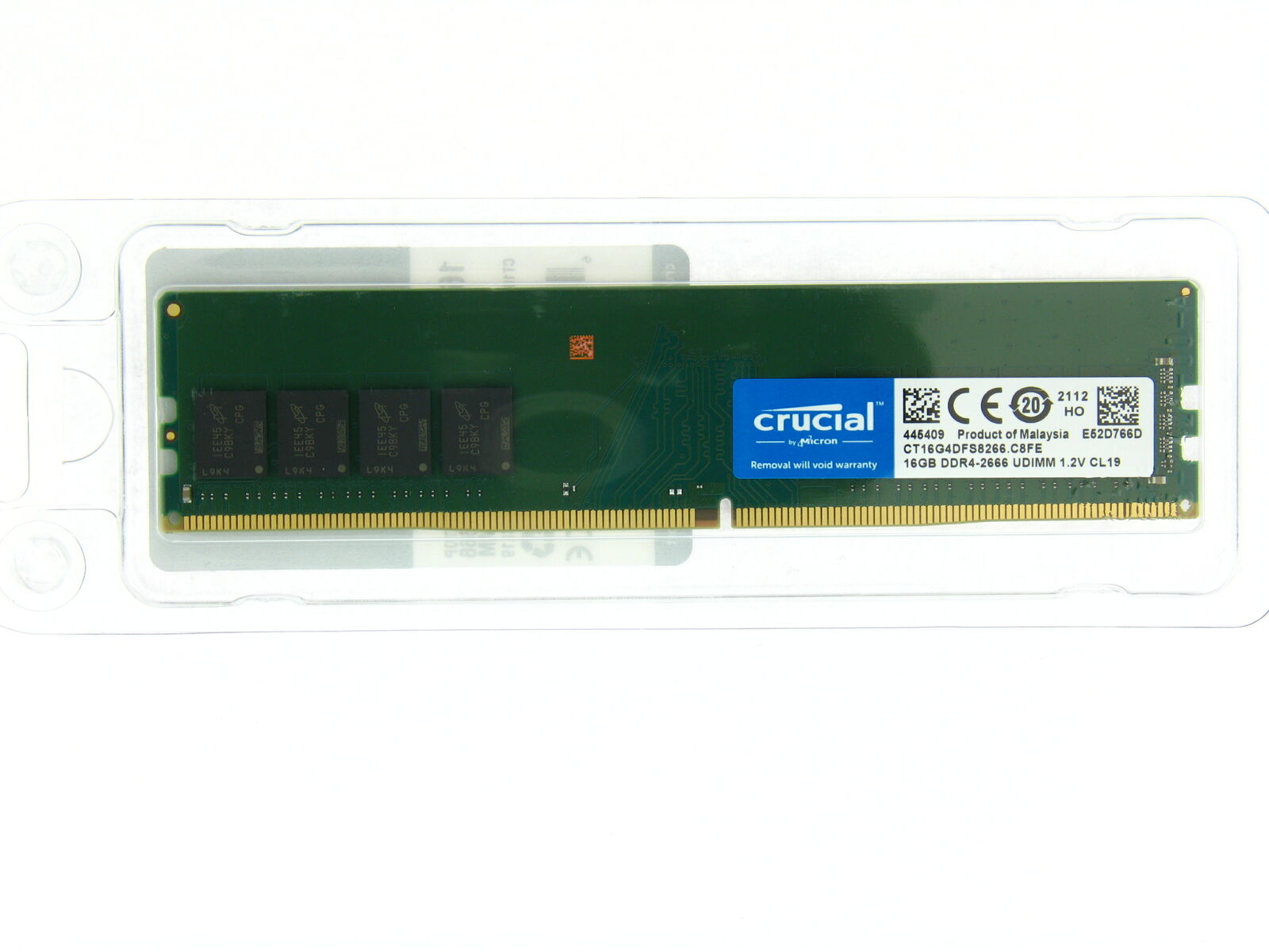 Crucial CT16G4DFS8266 16GB PC4-21300 DDR4-2666MHz non-ECC Unbuffered CL19  288Pin | eBay