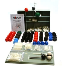 Eisco Labs Giant Sized Molecular Model Set - 343 Total Pieces (99 Atoms)