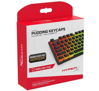 HyperX Pudding Keycaps - Double Shot PBT Keycap Set- new in wrong box