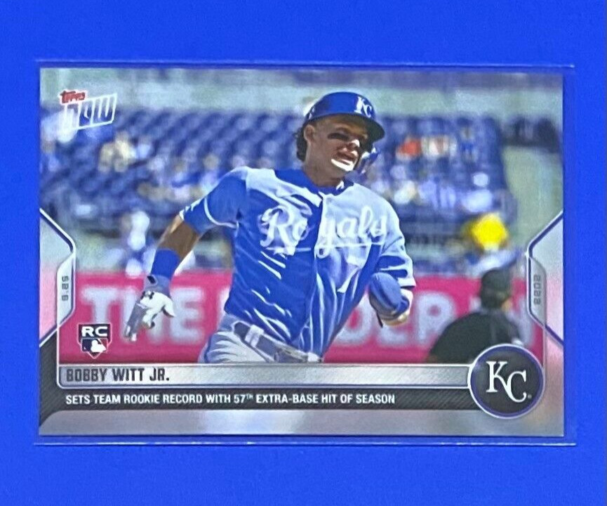 2022 MLB Topps Now Bobby Witt Jr ROOKIE CARD SP Kansas City Royals #956 RC 🔥