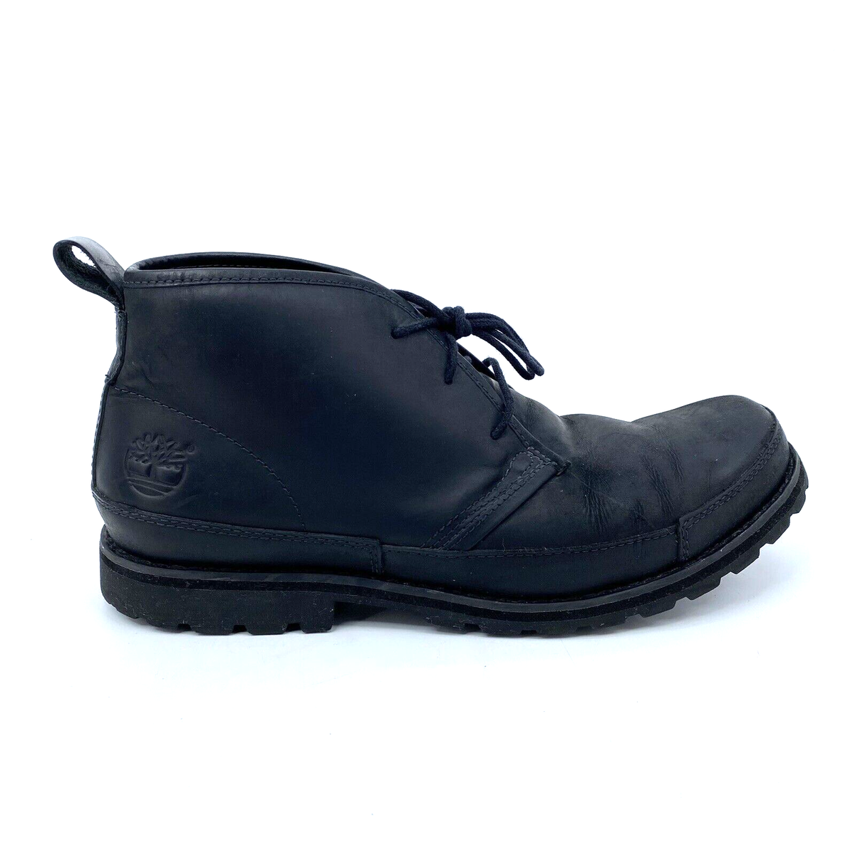 Timberland Earthkeepers Lace Up Chukka Boots Black Size 10 TIMBERLAND Earthkeepers Desert Chukka Black Leather Lace-up  main image 4