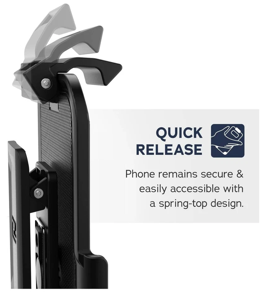 Belt Clip Holster for Apple Leather with Magsafe Case - iPhone 13 Mini - Image 4 of 4