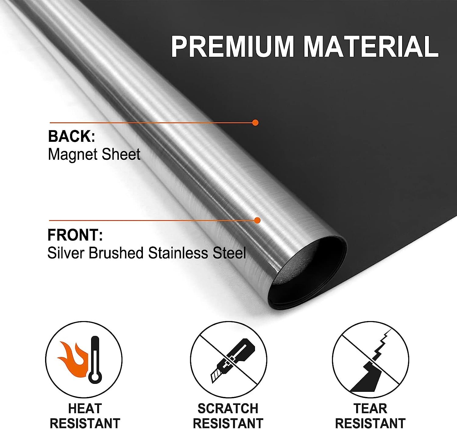 Brushed Stainless Steel Dishwasher Cover Kitchen Decorative