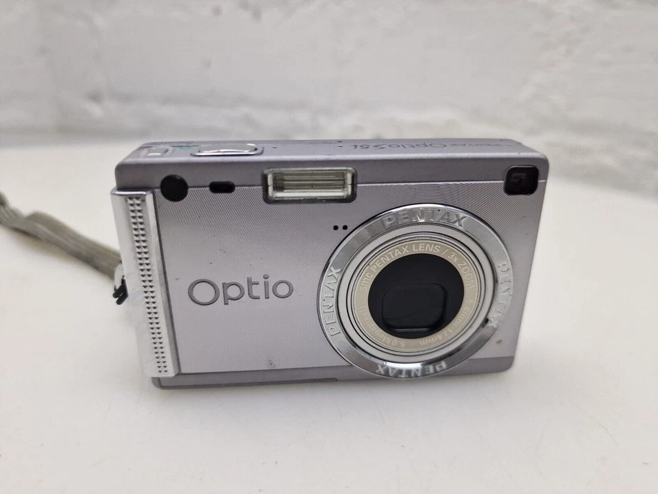 Pentax Optio S5i 5.0MegaPixels Digitalkamera - Silber-Nicht Getestet! - Bild 2 von 4