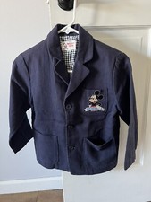 Disney Mickey Club Youth Corduroy Jacket Size 7 RARE