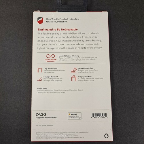 3 ZAGG InvisbleShield Hybrid Glass Screen Protector For Iphone 12 Mini 5.4” 2020 - Picture 3 of 5