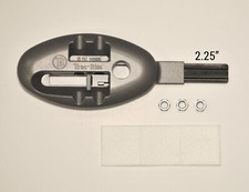 Pestillo de protección espacial Trac-Rite® 506556 con tuercas, cinta para puerta de acero rodante 944/2005