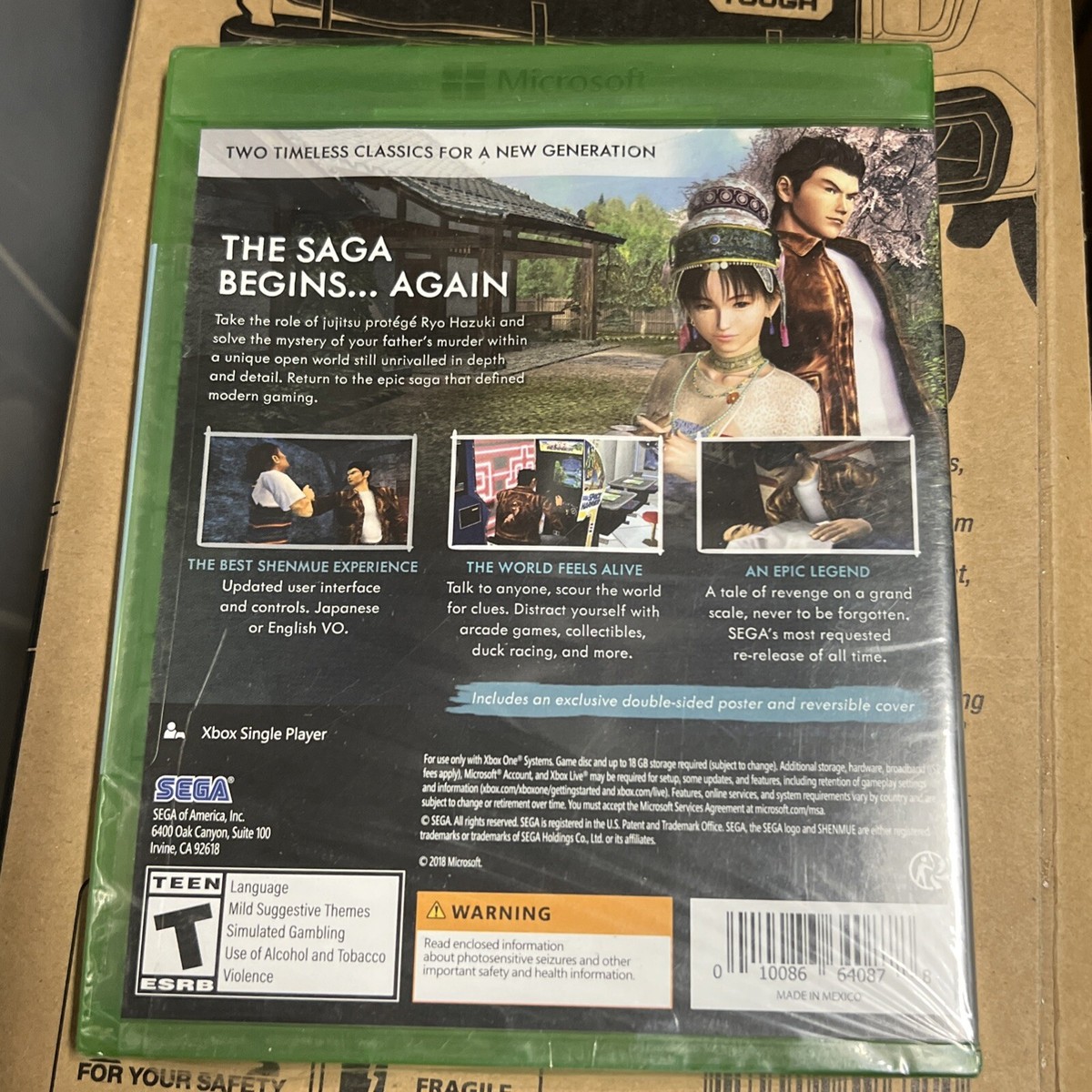 Xbox - xbox★Shenmue 2 海外版 北米版 シェンムー シュリンク無し xbox☆Shenmue 2 海外版 北米版 シェンムー シュリンク無し
