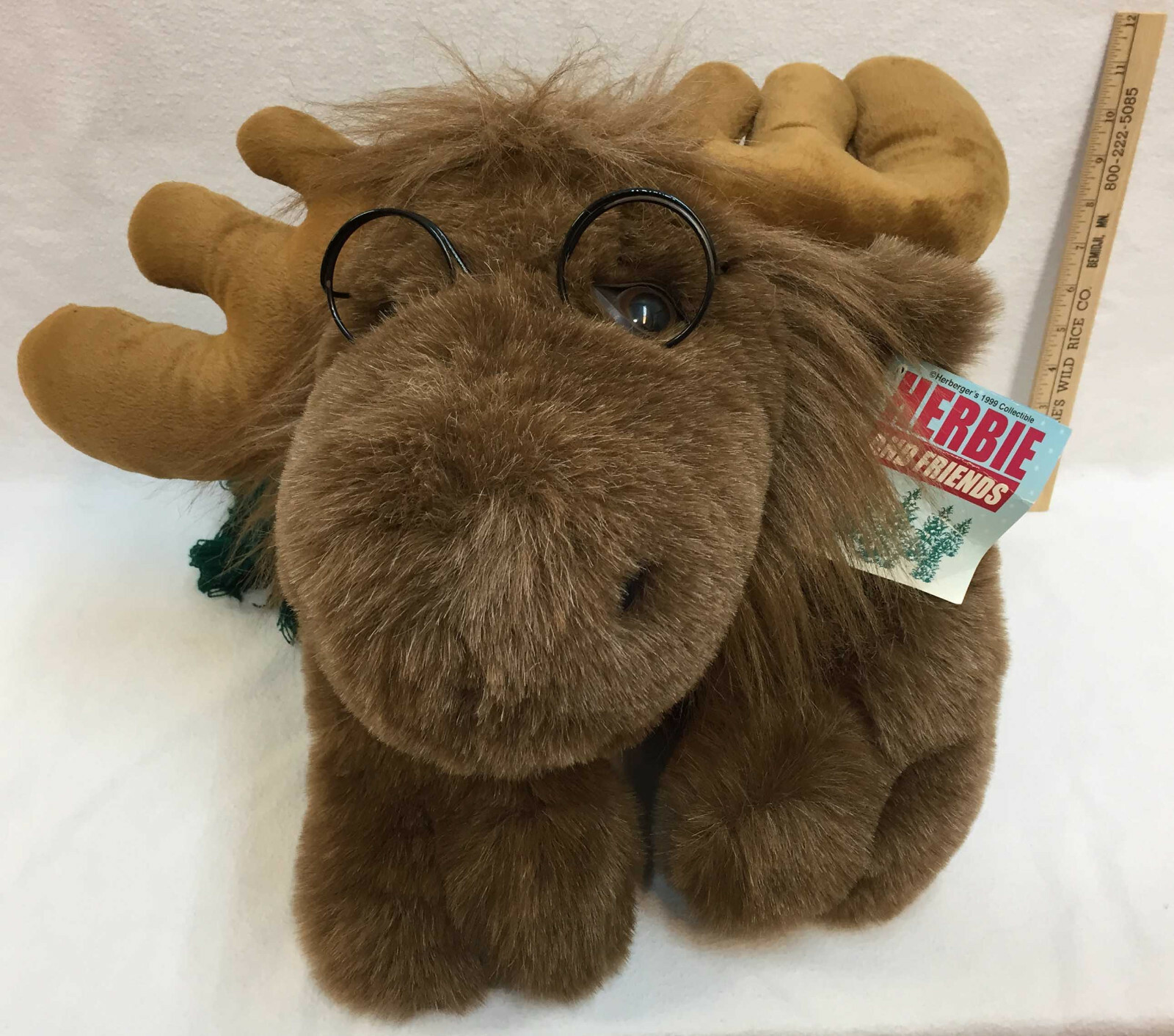large stuffed moose toy