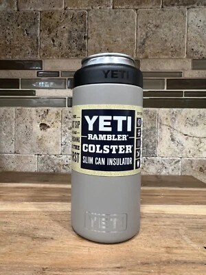 YETI Rambler 12 oz. Colster Slim Can Insulator For Hard Seltzers Sharptail Taupe