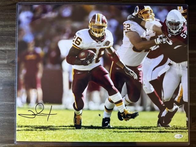 CLINTON PORTIS WASHINGTON REDSKINS SIGNED AUTO 16X20 PHOTO JSA AUTOGRAPHED D