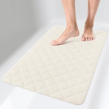 Bathtub Shower Mat Non Slip, Natural Rubber Bath Tub Floor Liner Mats with