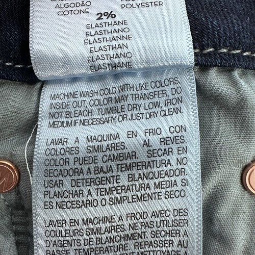 Mother The Looker Womans Ankle Fray Raw HemDenim Jeans Dark Wash Good For You 28 - Picture 14 of 20