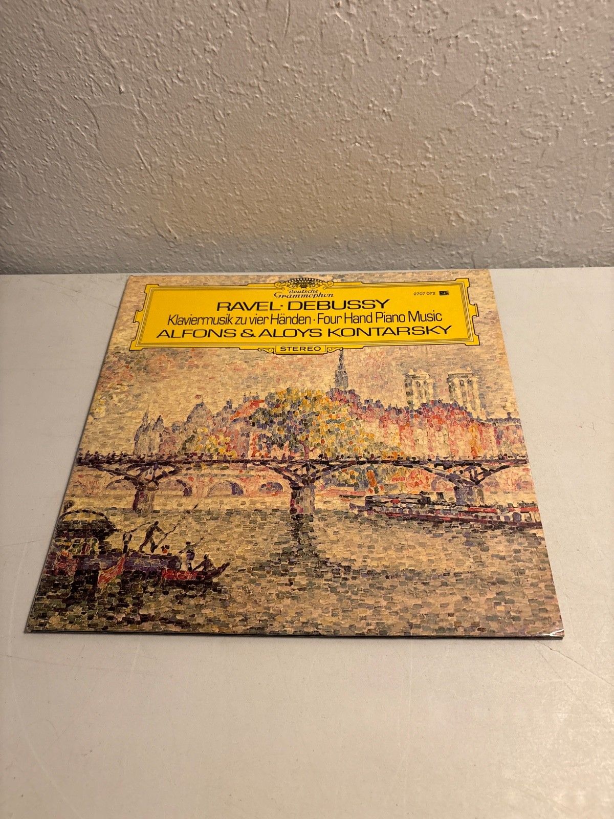 ALFONS ALOYS KONTARSKY RAVEL DEBUSSY 4-HAND PIANO DG 2707 072 2LP GERMANY VINYL
