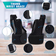 Thumb Splint for Right and Left Hand, Reversible Thumb Brace Trigger Thumb  ...