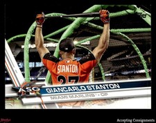 2017 Topps Update Photo Variation #US296 Giancarlo Stanton SP MARLINS