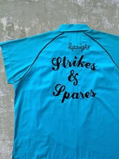 Vintage 60s Chain Stitch King Louie Bowling Shirt Louise XL 