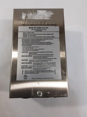 Treewell Fountain/ Swimming Pool or Spa Transformer MTM-PS-0300-C14-P1