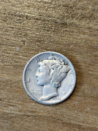 1945D Mercury Dime VF