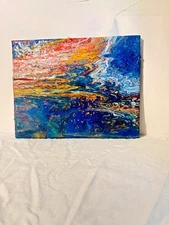 Acrylic Pour Painting