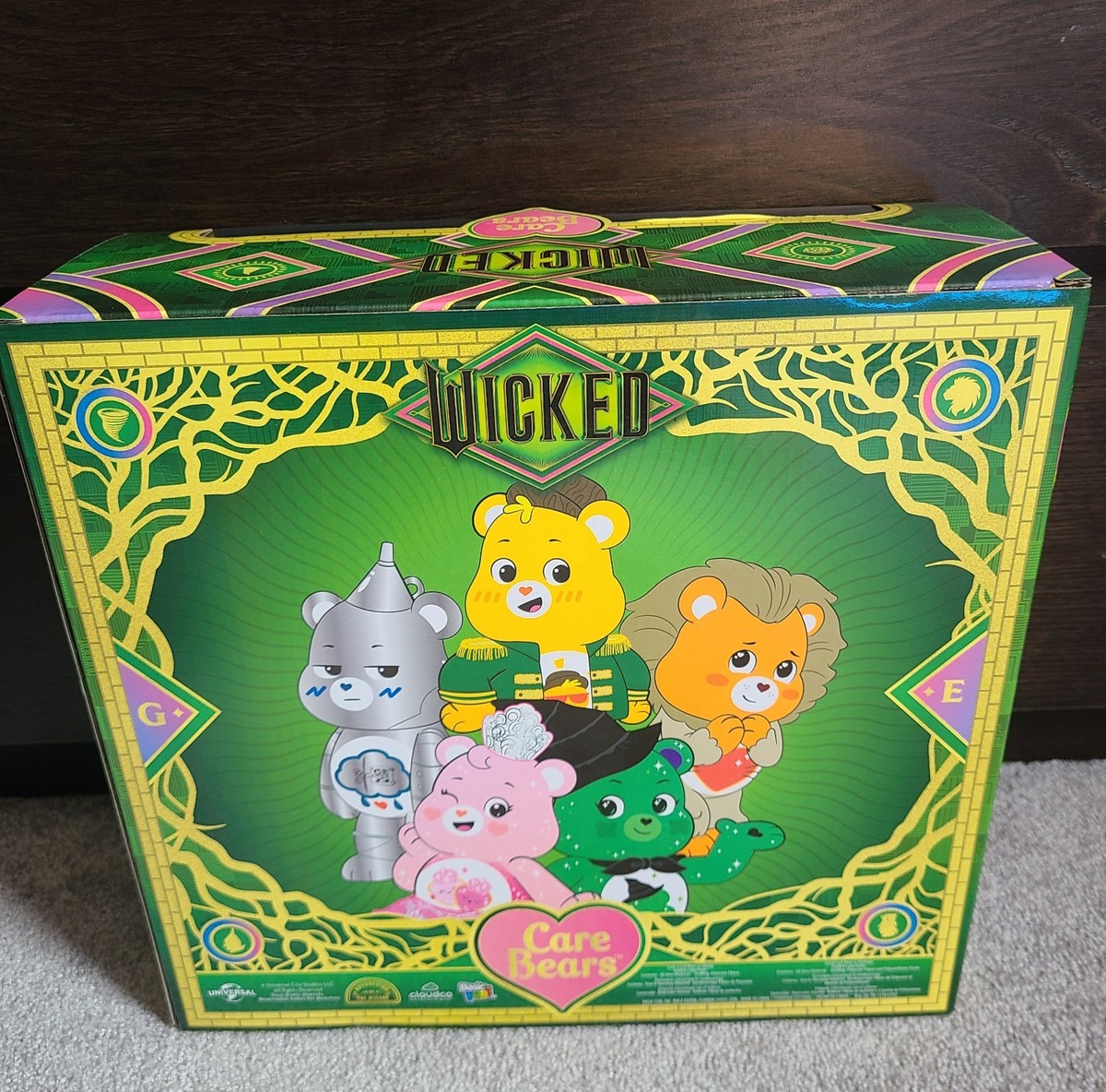 Basic Fun Care Bears Wicked 22 Cm Peluche - Grumpy Bear En Homme De Fer