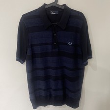Image of Fred Perry Knitted Polo Shirt