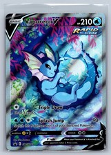 vaporeon v pokemon card value | Evolving Skies Weakness Lightning 2 Resistance None None Retreat Cost Vaporeon - SWSH09: Brilliant Stars