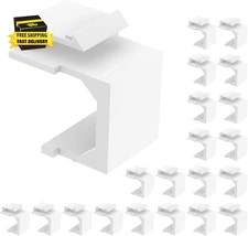 Blank Keystone Jack Inserts Keystone Jack for Keystone Wall Plate and Patch Pane