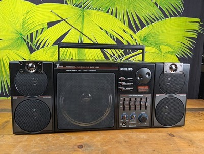 Ghettoblaster Philips D8554 Sound Machine Boombox Vintage Kassettenrekorder 80er