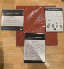 Stampin' Up GATHERING MOMENTS Stamp, Dies GATHER TOGETHER DSP and Folder New