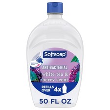 Softsoap Antibacterial Hand Soap Refill, White Tea  Berry Scent, 50 fl oz