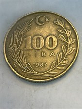 1987 Turkey 100 Lira - Coin