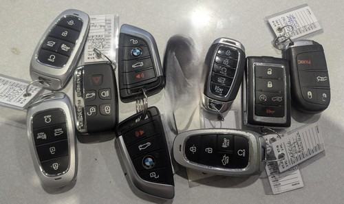 LOT OF 9 USED OEM KEY FOB Remotes