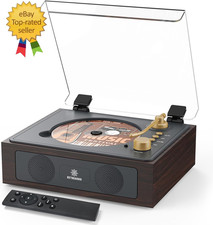 CD Player with Built-In Speakers Bluetooth Retro Portable CD Players for Home Mu